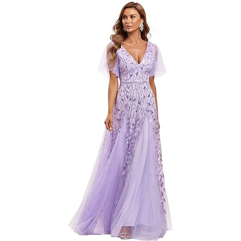 Women's New Noble Elegant Long Evening Dress