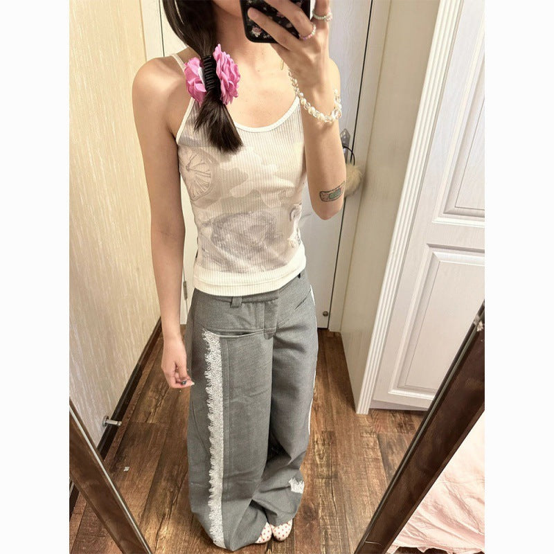 Fashion Personality American Retro Overalls Women