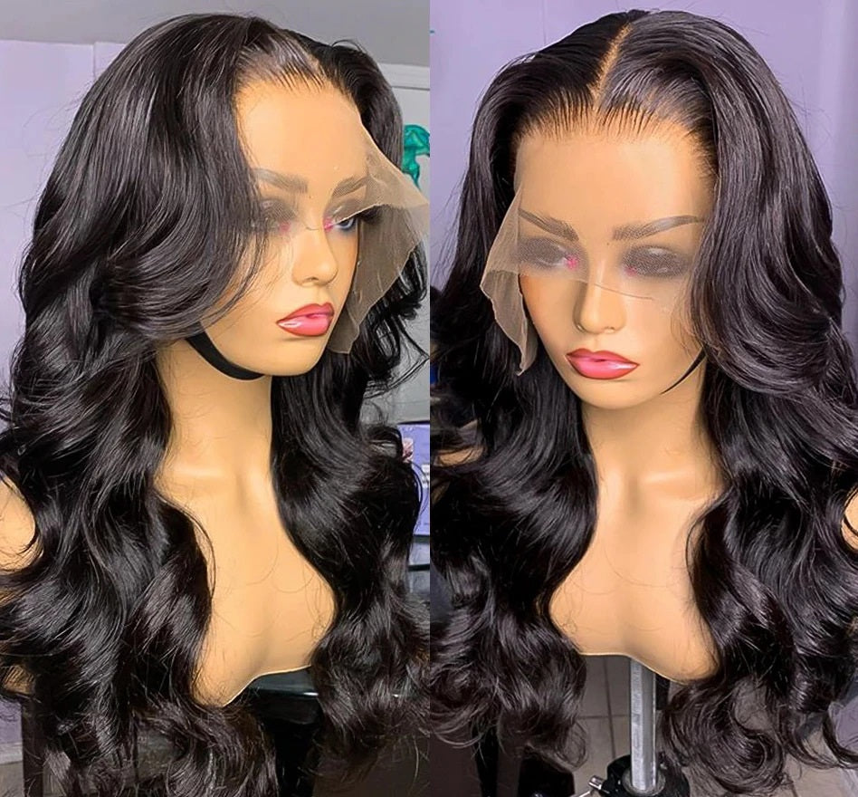 Peluca delantera de encaje Body Wave para mujeres negras