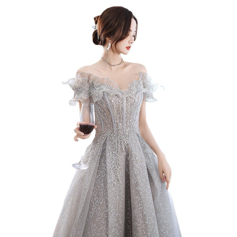 French Banquet Temperament Advanced Sense Dress