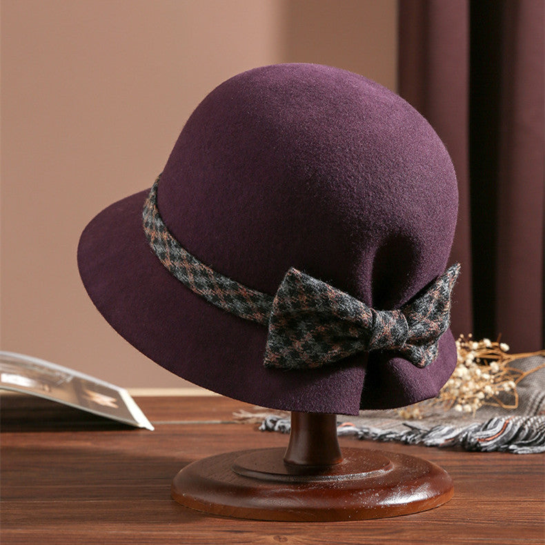 Elegant And Versatile Women's Wool Hat