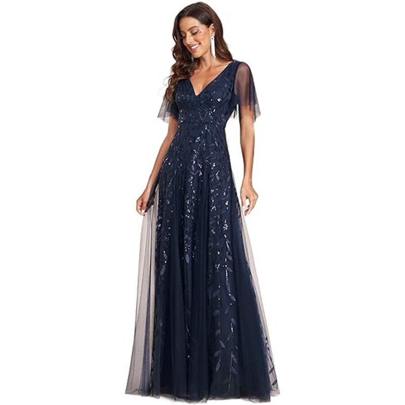 Women's New Noble Elegant Long Evening Dress