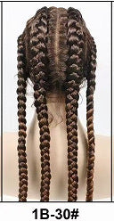 Front Lace Synthetic Fiber Four Braid Wig