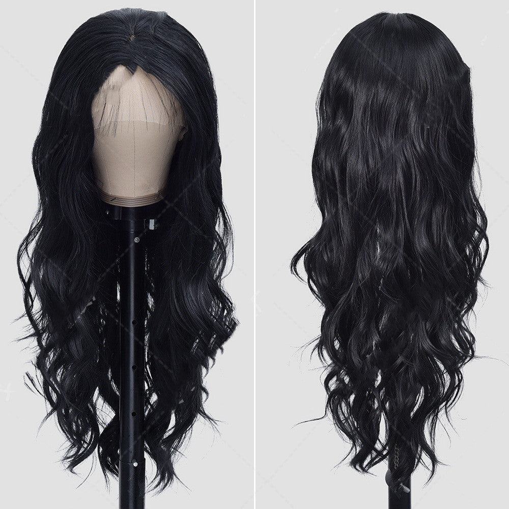 Women's Long Curly Synthetic Fiber Wig Headgear