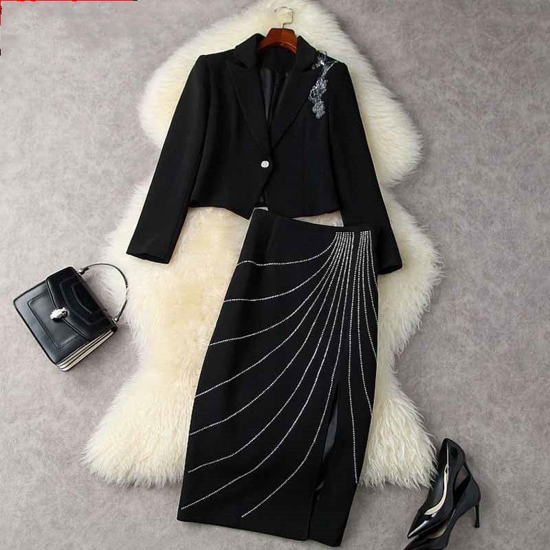 Costume de bureau pour femmes, automne et hiver