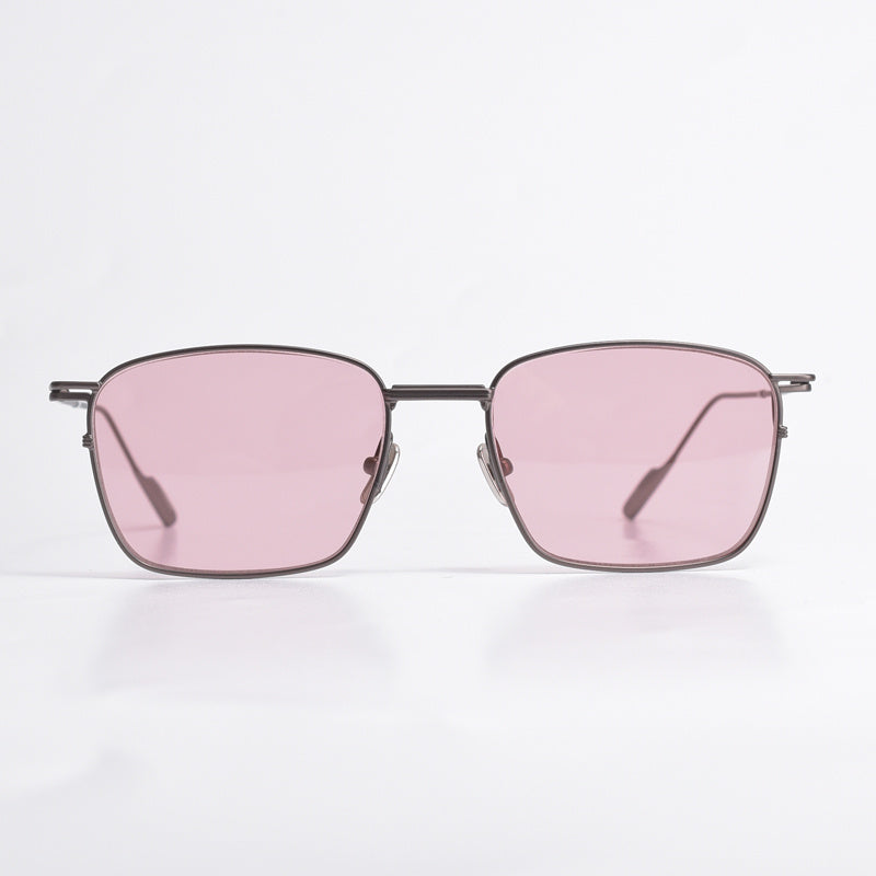 Square AS Metal Frame Glasses UV Protection