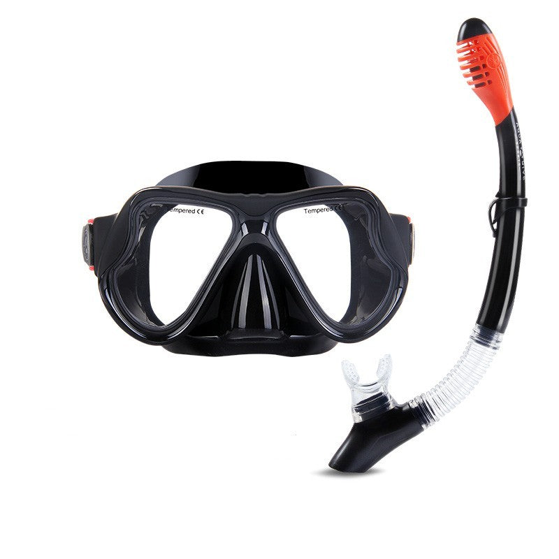 Tubo de respiración para snorkel, espejo facial profesional para buceo profundo Sanbao