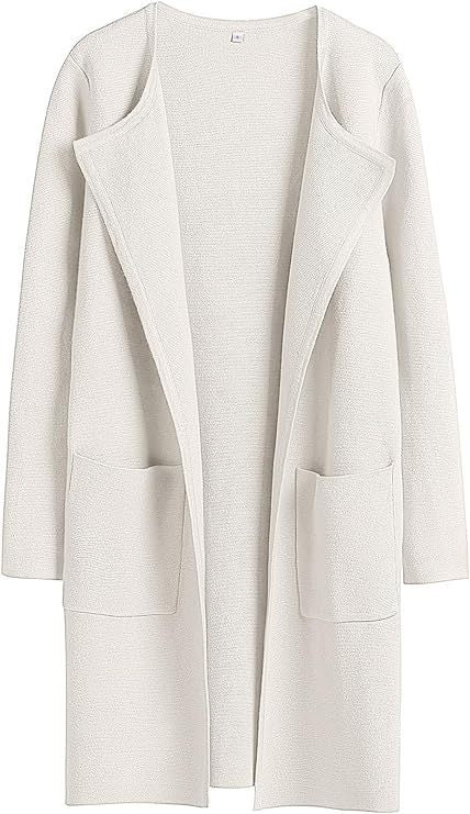 Manteau en laine pour femmes avec poches, tempérament d'automne et d'hiver, coupe cintrée, veste mi-longue, manteaux à revers confortables et décontractés