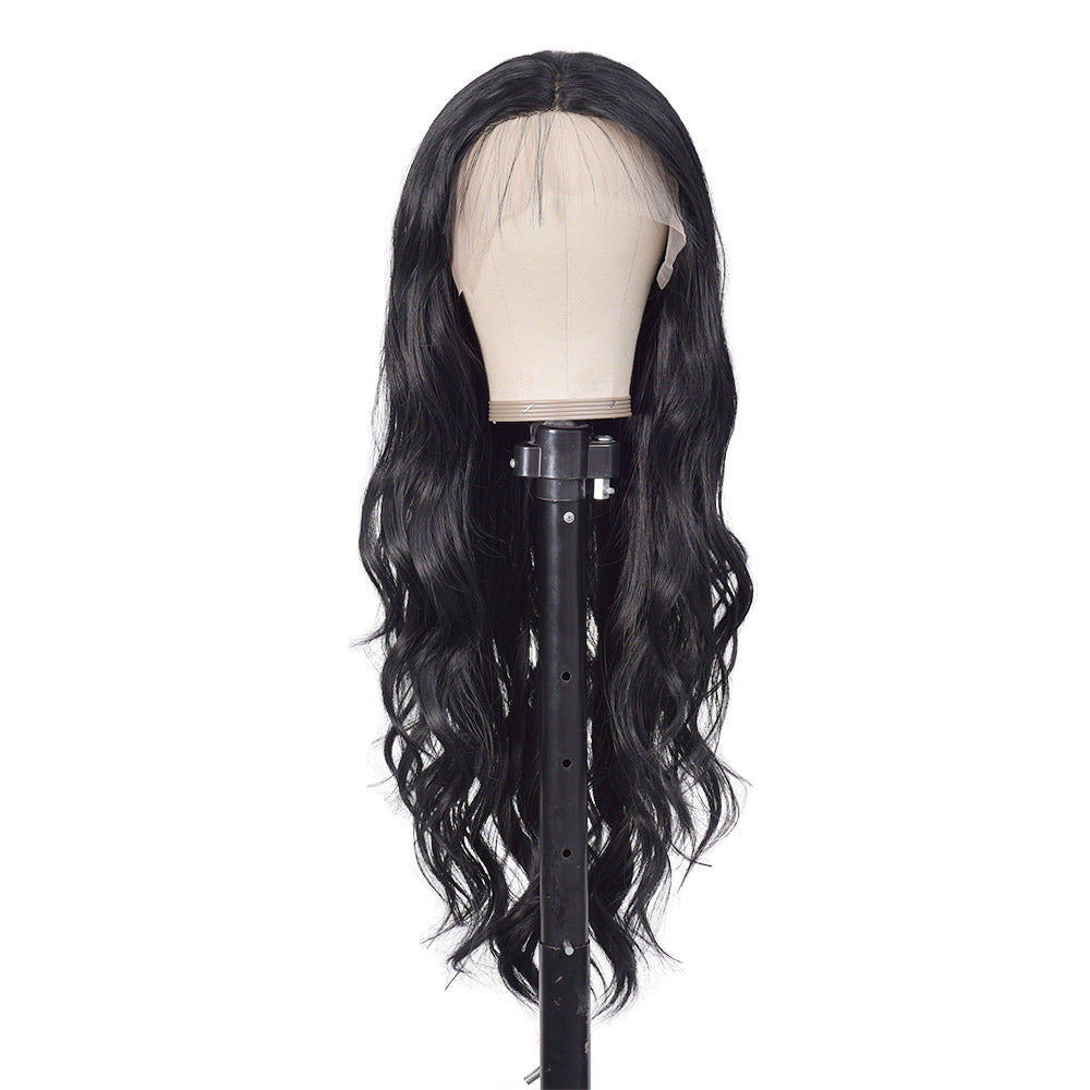 Women's Long Curly Synthetic Fiber Wig Headgear