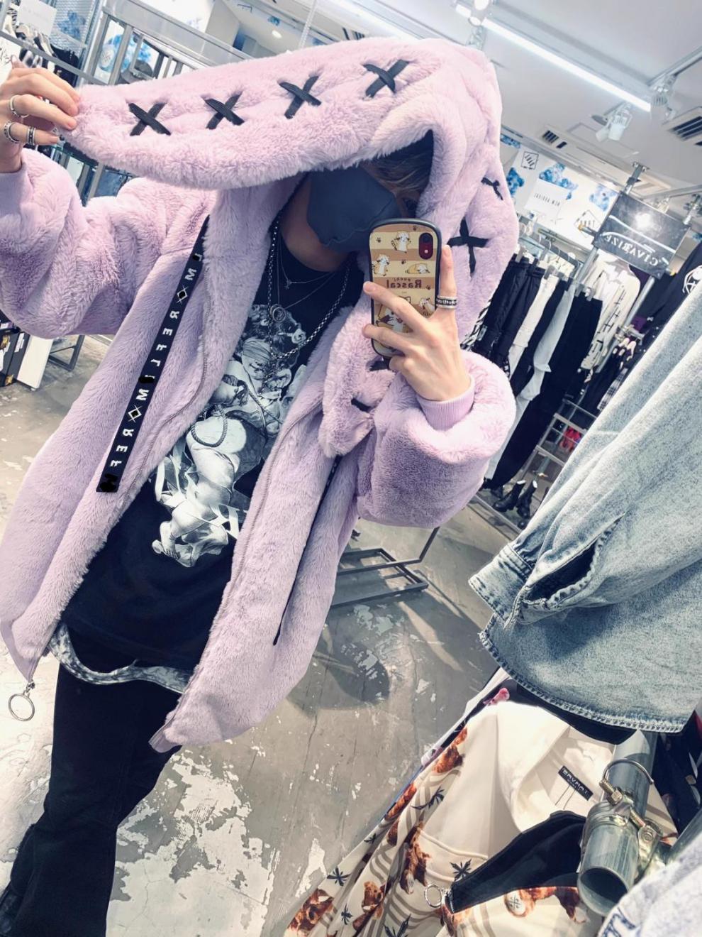 Winter New Rabbit Ears Fur Coat For Women