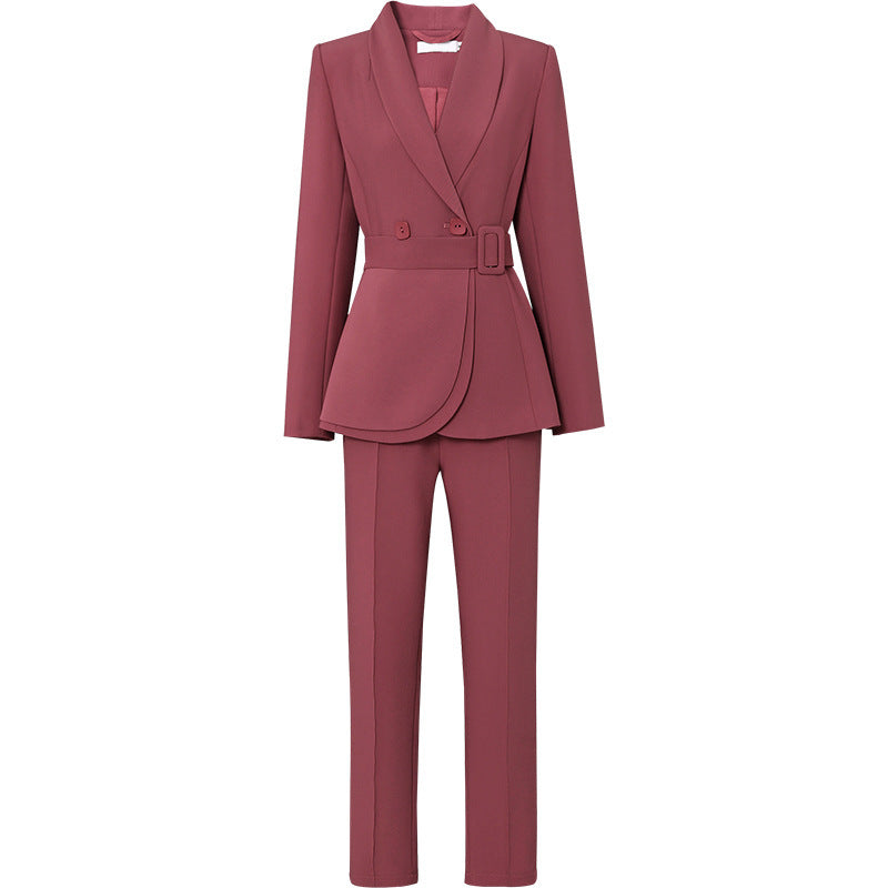 CasualFashion Small Blazer Pants Suit Women's