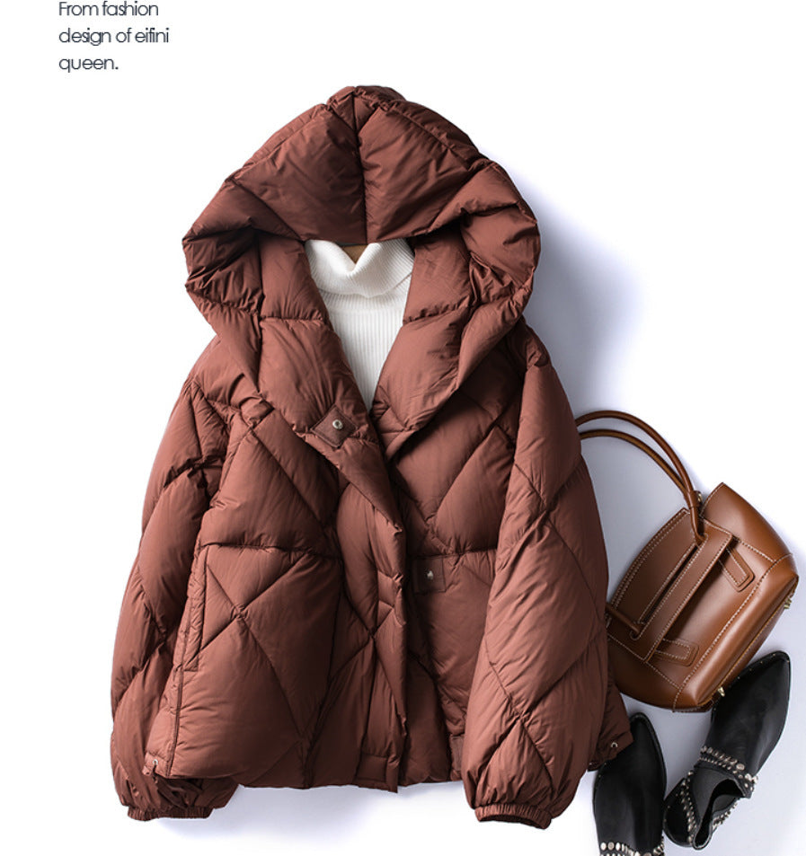 Fashion Personality Down Jacket Women's Short