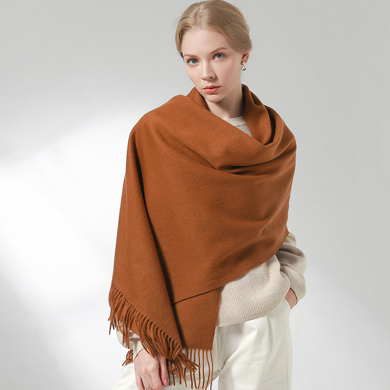 High-end Mother Autumn And Winter Cloak Scarf