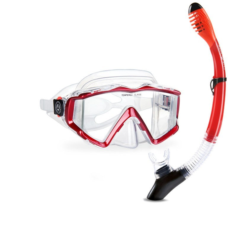 Tubo de respiración para snorkel, espejo facial profesional para buceo profundo Sanbao