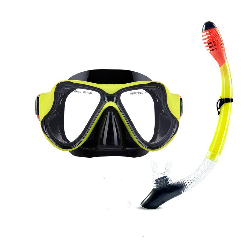 Tubo de respiración para snorkel, espejo facial profesional para buceo profundo Sanbao