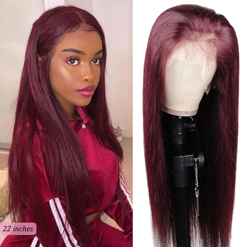 T-part Lace Frontal Wigs Real Hairstyle Headgear